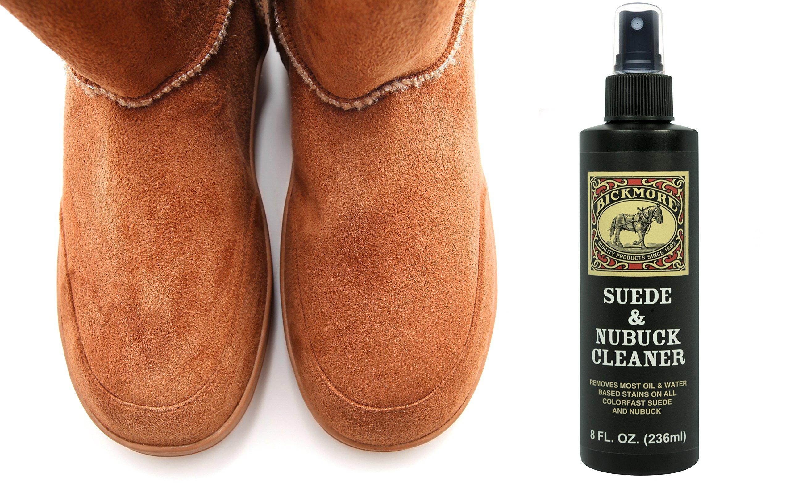 Bickmore Bickmore Suede & Nubuck Cleaner - Remove Water Dirt Oil Stains From Shoes Boots Purses Handbags & More 8 fl oz