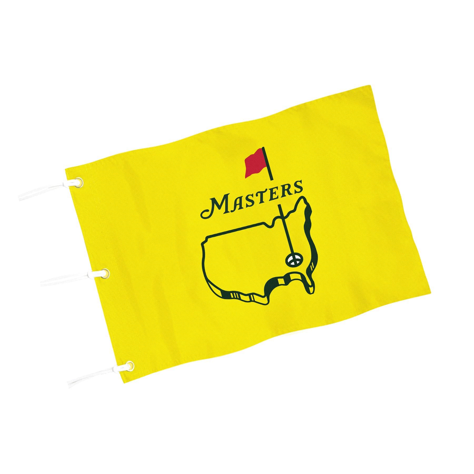 COGOLFING COGOLFING Golf Flag with Grommets, Double-Side Printed Augusta National Flag, 420D Nylon Golf Pin Flags, Putting Green Flags for Golf Course Driving Range Collection, 14\" H x 20\" L, Yellow