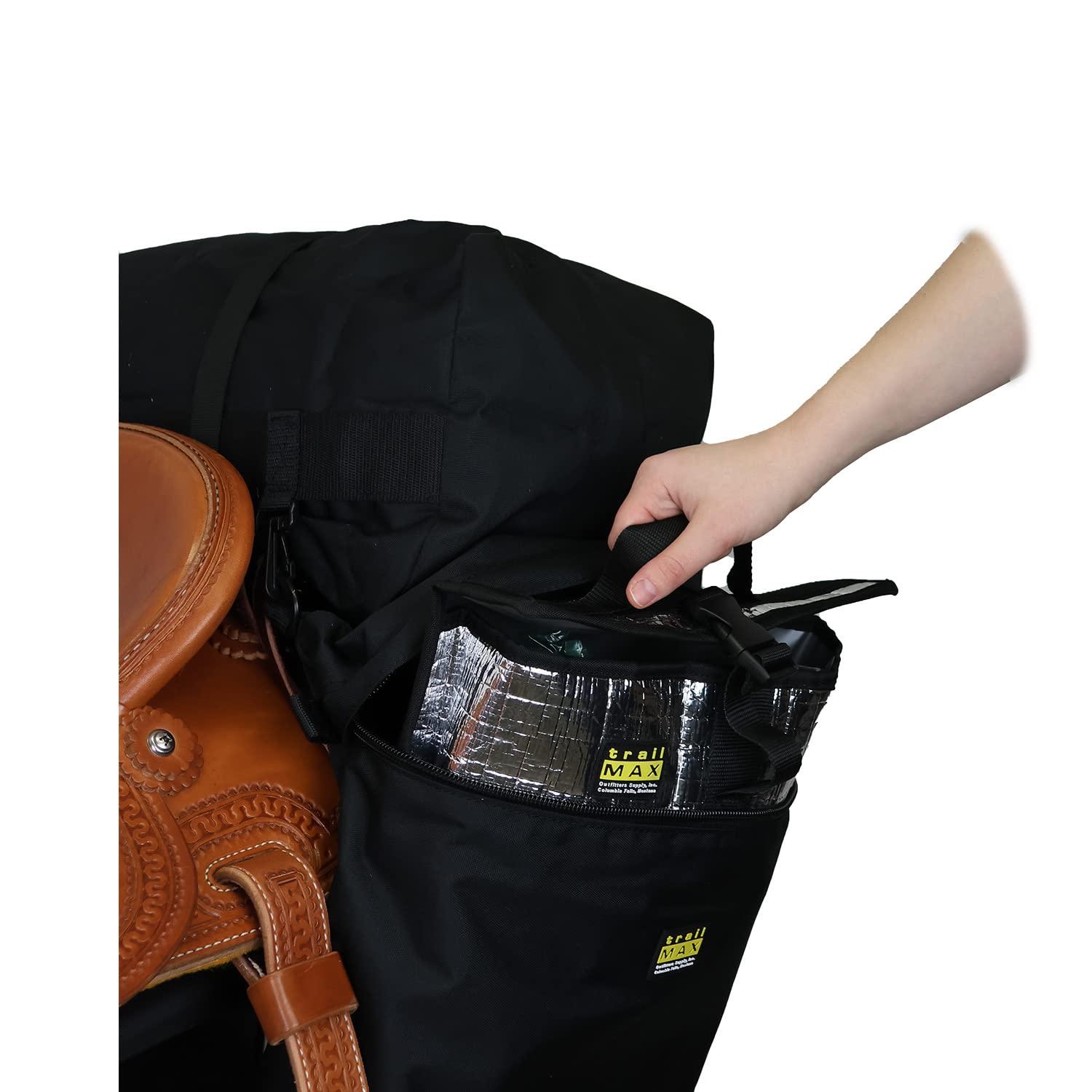 TrailMax TrailMax Large Saddle Bag Bundle; Pommel Pocket, Large Horn Bags, and Large Saddle Bags w/Detachable Cantle Package; Bundle of Large Horse Saddle Bags; Pommel, Horn, and Saddle Bag Set;