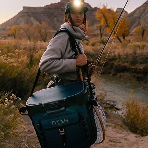 Arctic Zone Arctic Zone Titan Deep Freeze Cooler - 36 Can Zipperless Welded Cooler with Deep Freeze Insulation, Microban, HardBody Liner with SmartShelf - Cold Front Blue