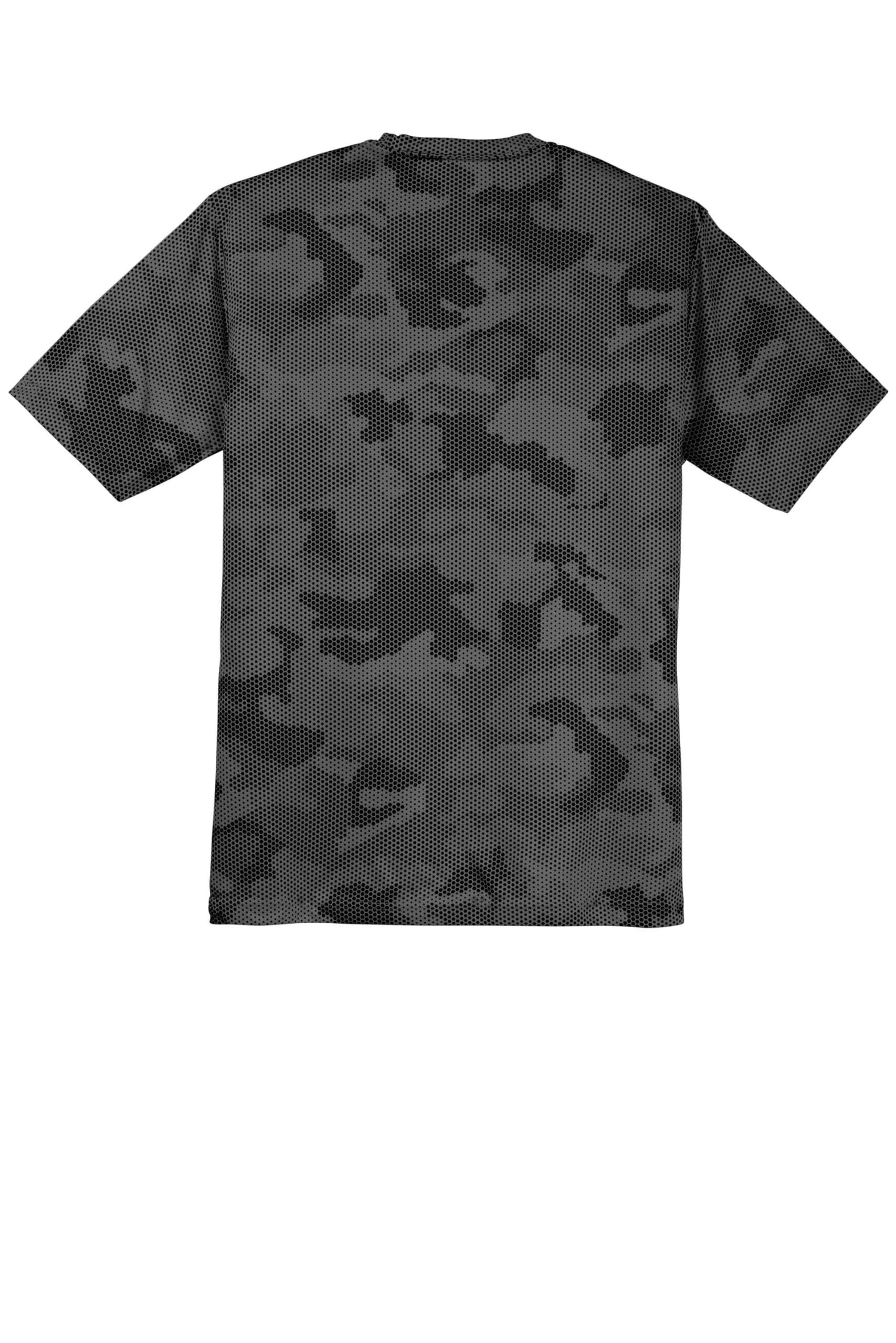 SPORT-TEK SPORT-TEK Men's CamoHex Tee XS Iron Grey