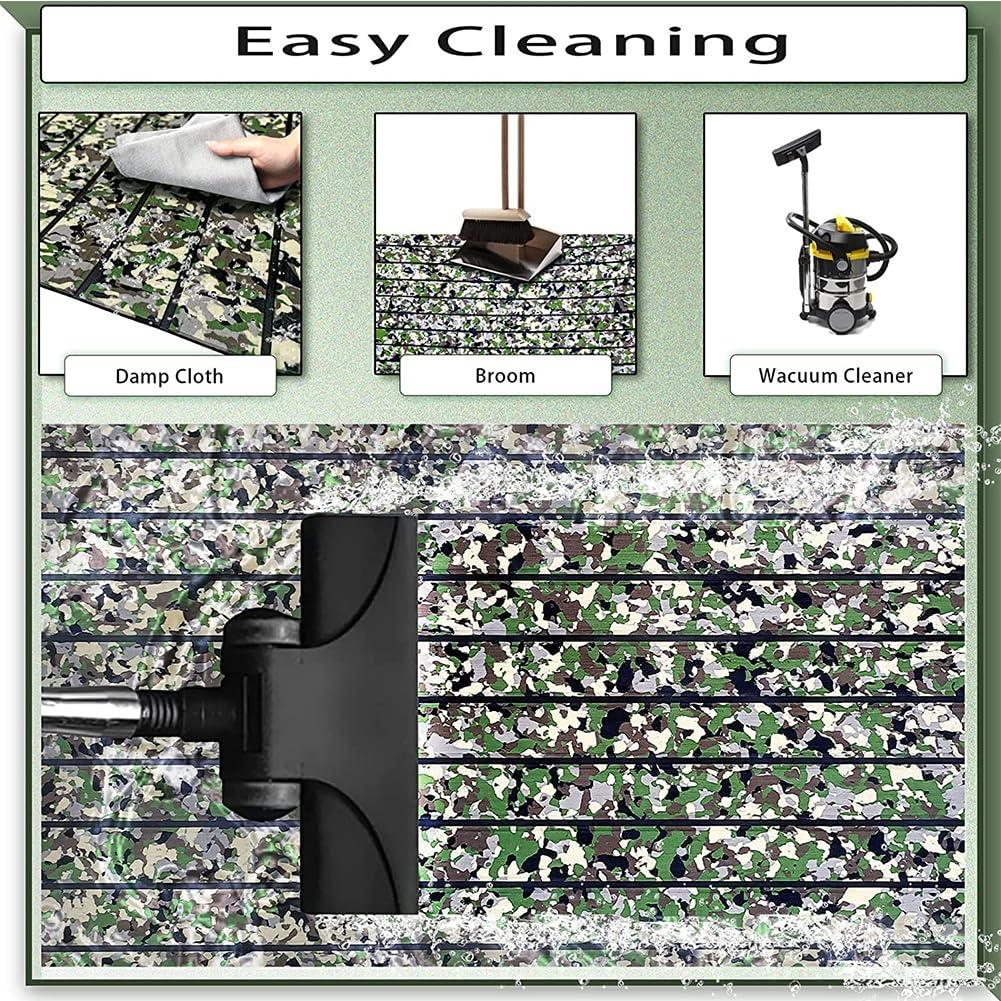 WKXTECZT WKXTECZT Boat Flooring EVA Foam Boat Decking Camo Marine Flooring Self-Adhesive Boat Mat Boat Carpet for Motorboat RV Yacht Kayak Surfboard,240X45CM