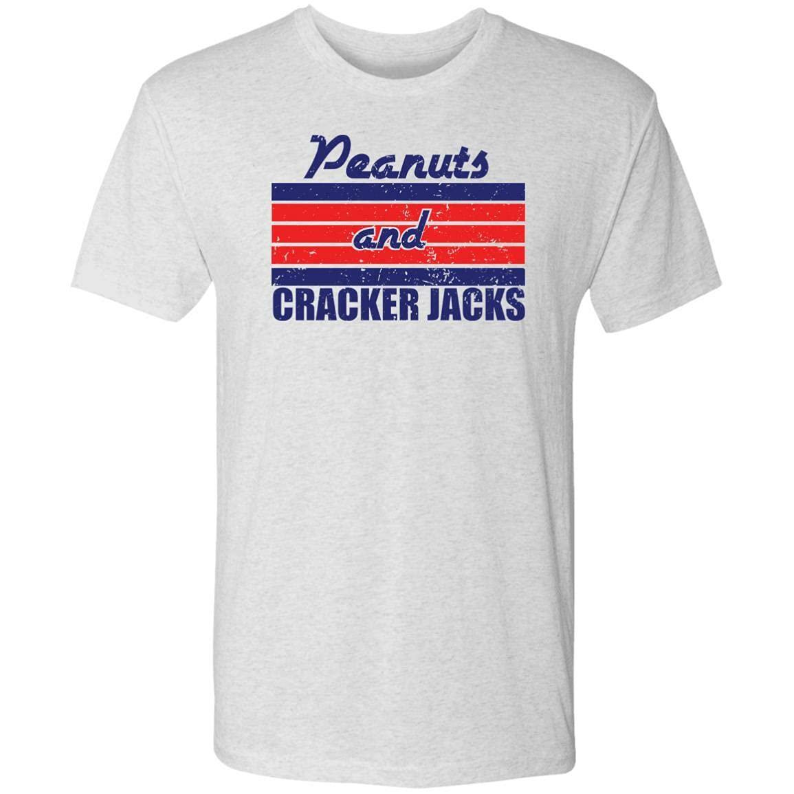 ThirtyFive55 Peanuts and Cracker Jacks Tri-Blend Tee Heather White M