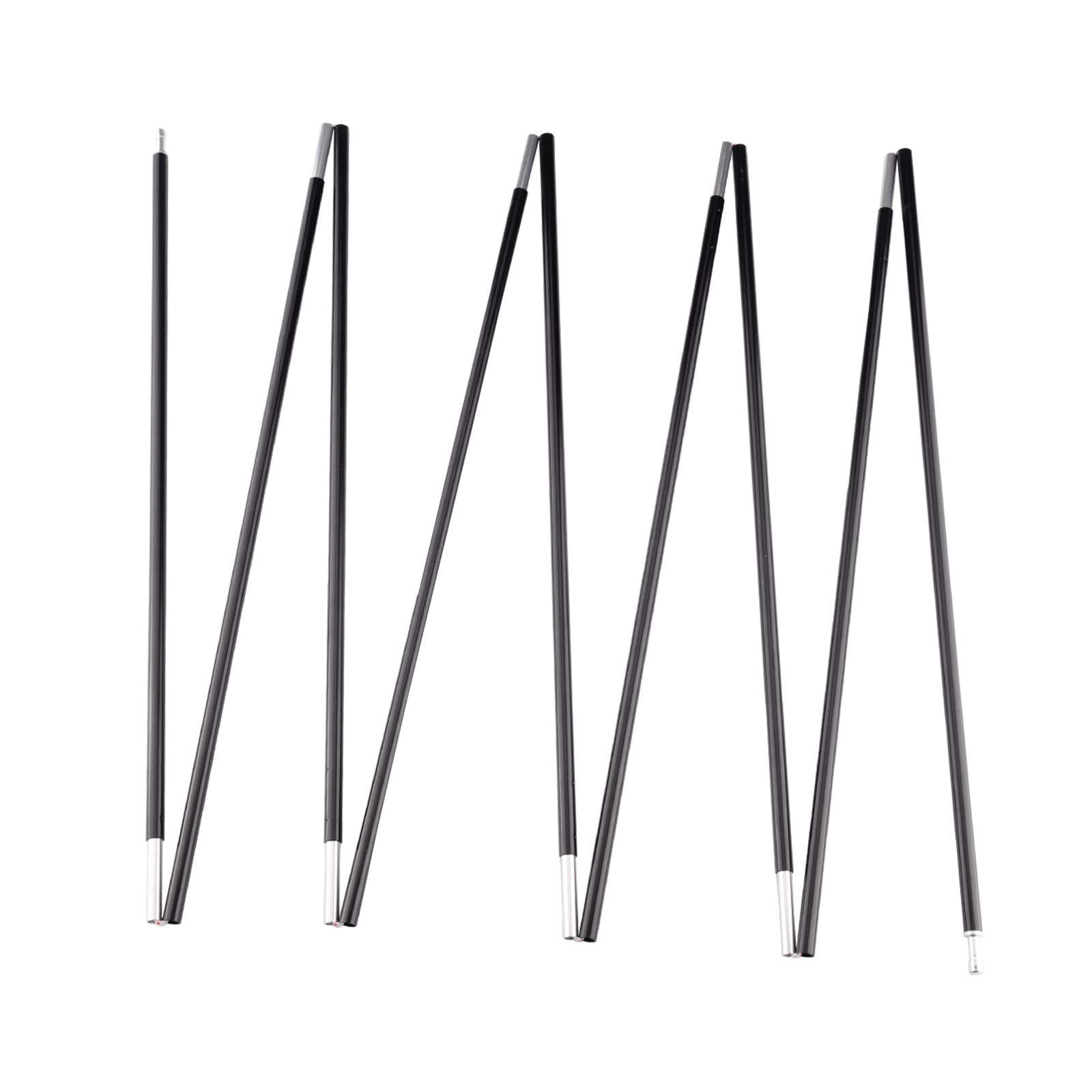 BRILLIANCE4U BRILLIANCE4U Pre-Assembled Aluminum Tent Pole 12ft 1.4in 8.5mm, Lightweight Tent Poles Replacement, 7001 T6 Heated Aluminum Alloy, Outer Dia. 0.33\" 2 Poles Pack