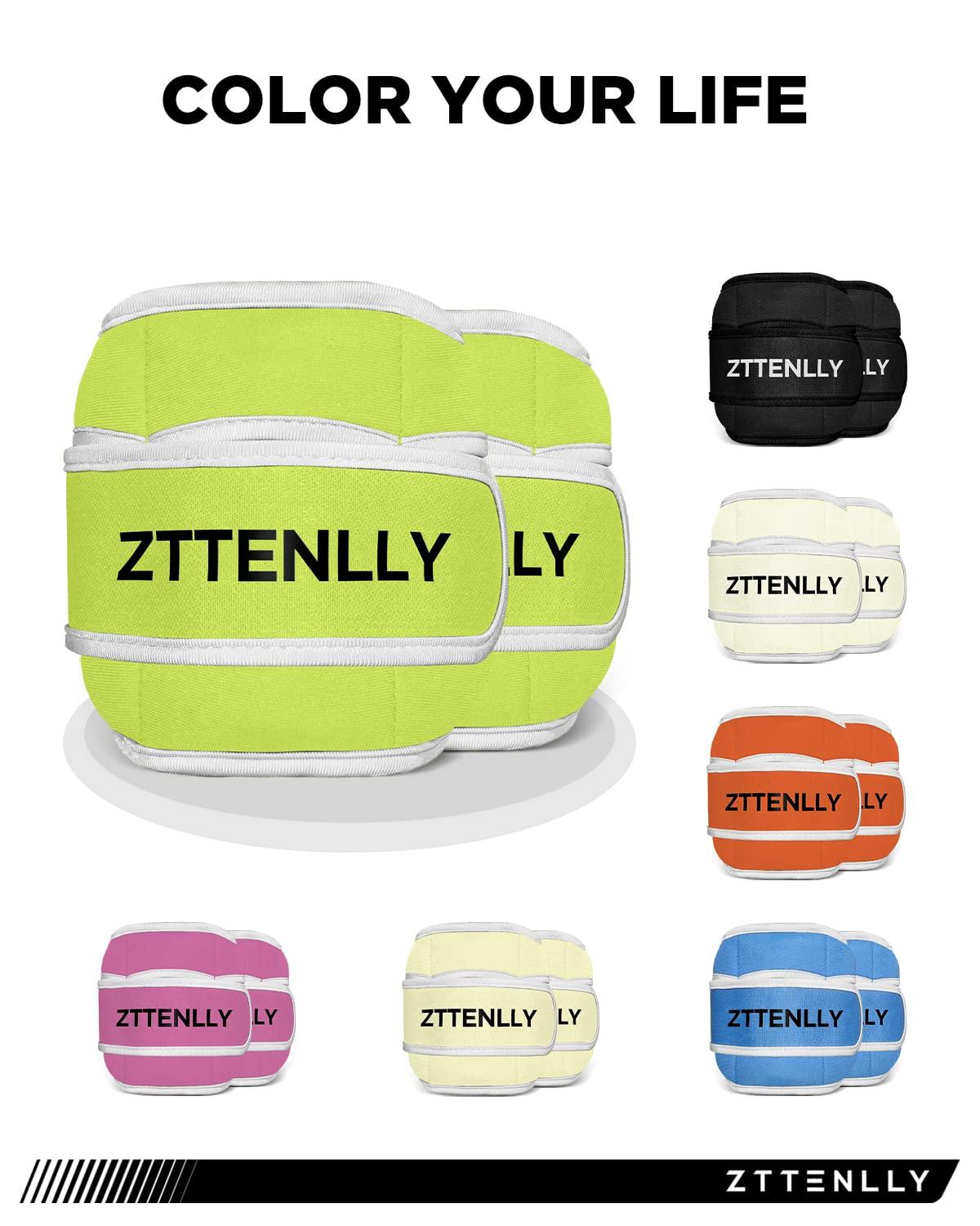ZTTENLLY Adjustable Ankle Weights for Women Men and Kids | 1 Pair 5 10 15 18 20 Lbs Leg Wrist Ankle Weight Straps for Yoga, Walking, Running, Aerobics, Gym, Dance, Pilates, Cardio