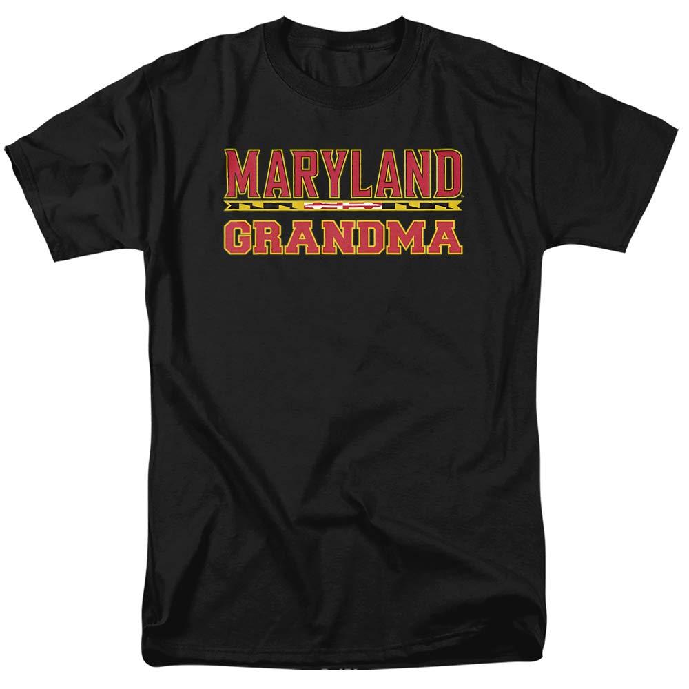 University of Maryland University of Maryland Official Grandma Unisex Adult T-Shirt, Black, Small