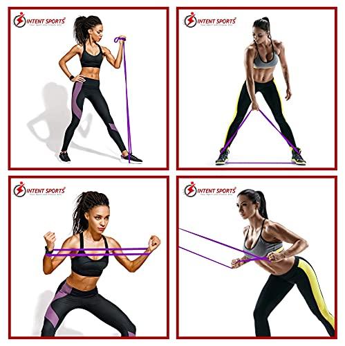 INTENT SPORTS Intent Sports Pull up Assist Band (Purple)