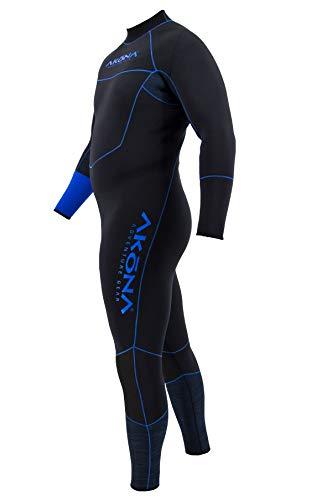 AKONA AKONA Men\'s 3mm Full Suit. Quantum Stretch Neoprene. Designed to Keep You Warm in The Waters Between 70 and 85 Degrees. Suitable for Scuba, Snorkeling, Paddle Boarding, Kayaking, or Surfing - 5XLarge