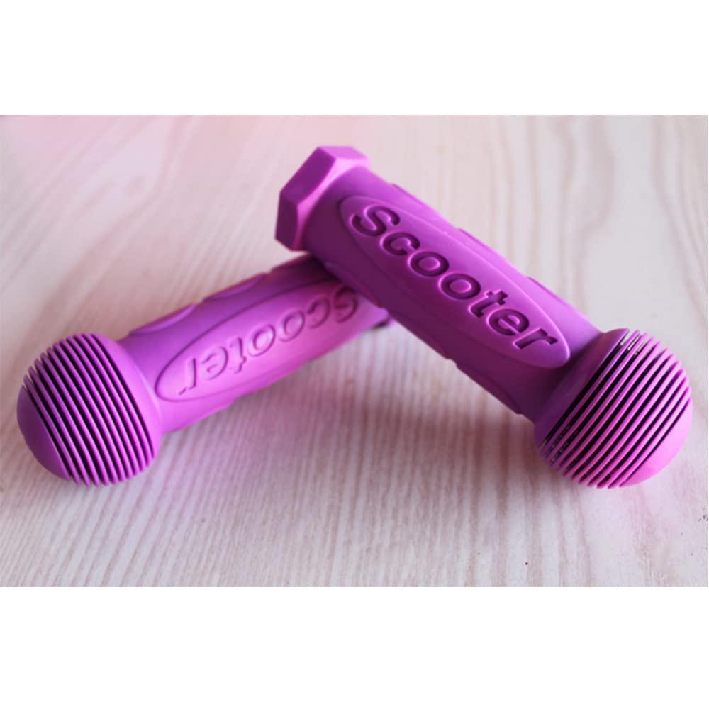 OTFAITP OTFAITP Scooter Grip Handlebar 1 Pair Bicycle Grip Fit for 2-3-4 Wheels Kid Kick Scooters,Children Bike,Rocking car,Drifting Scooter,Swing Scooter,Push Cart (Purple)