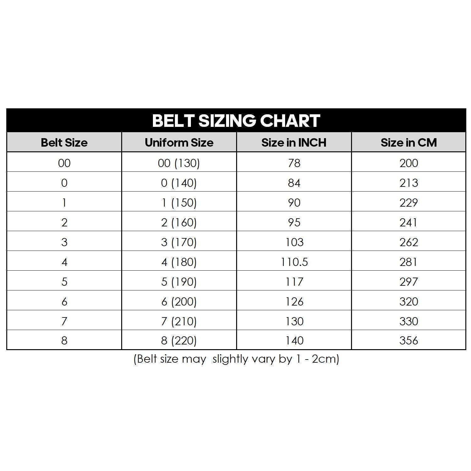 AAMA AAMA Plain Color Belt for Martial Arts - Taekwondo Karate Judo - Camo Size 2