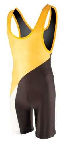Matman Matman Wrestling Singlet Men's Georgia Weightlifting Singlet Nylon Spandex