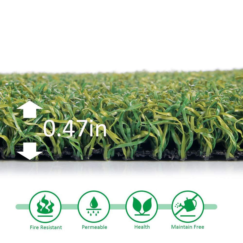 Shuonuo Shuonuo Pro Putting Green Artificial Grass Golf Turf - 7FTX48FT Indoor Outdoor Golf Training Mat, Astroturf Synthetic Fake Grass for Baseball Football Gym Sports