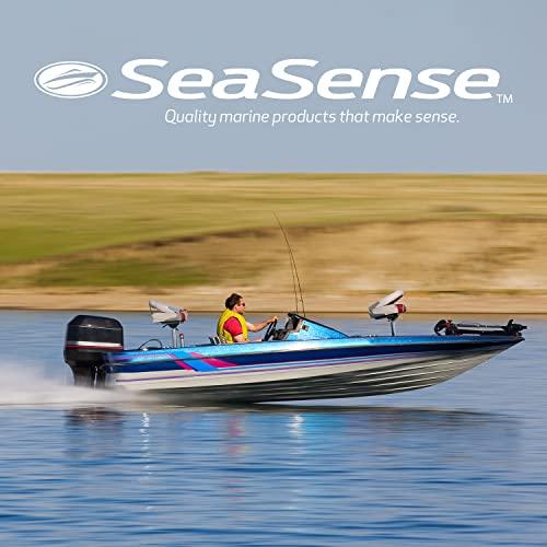 SeaSense SeaSense 26” - 48” LED Stern Light - Range of 2 Nautical Miles - Easily Adjustable, Stowable Chrome Light for Boats, Kayaks, Canoes, Pontoons & Fishing Vessels up to 39 Feet (Base Not Included)