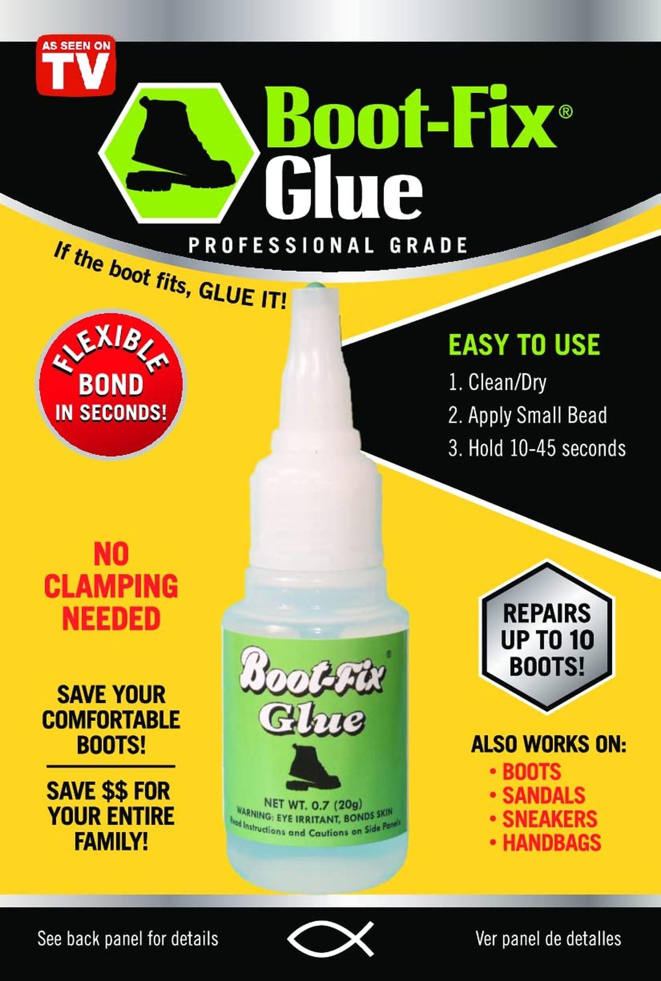 Boot-Fix Boot-Fix Shoe Glue: Instant Professional Grade Shoe Repair Glue