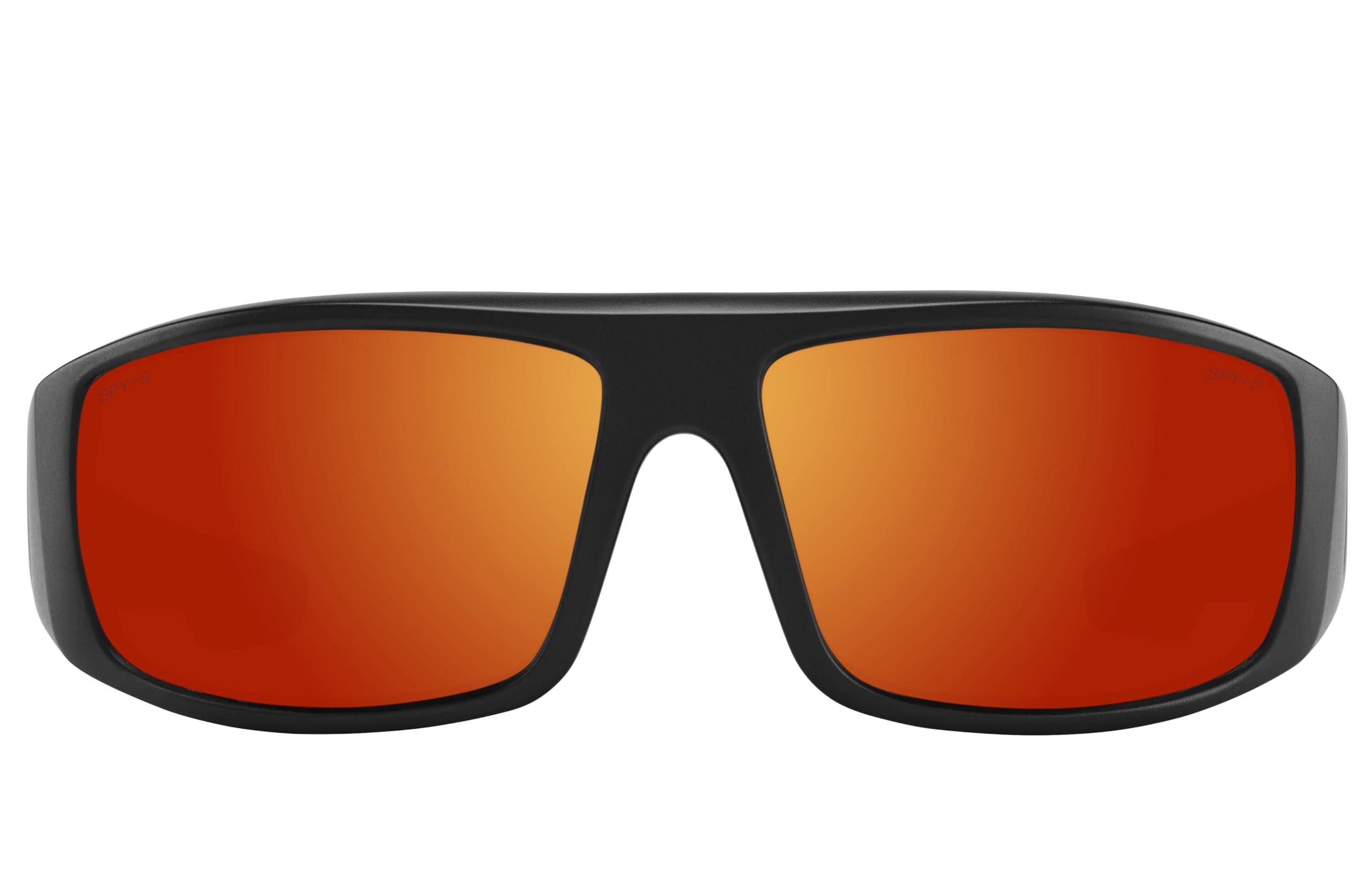 SPY SPY Logan ANSI RX Matte Black - Happy Boost Polar Orange Mirror