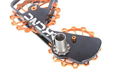 KCNC KCNC Road Cyclocross Bicycle Bike OSPW Oversized Derailleur Pulley Wheel System for Shimano Dura Ace/Ultegra 6700/6800/7800/7900/7970/9000/9070 use (Gold)