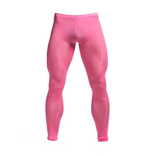 Mens pink deals running tights