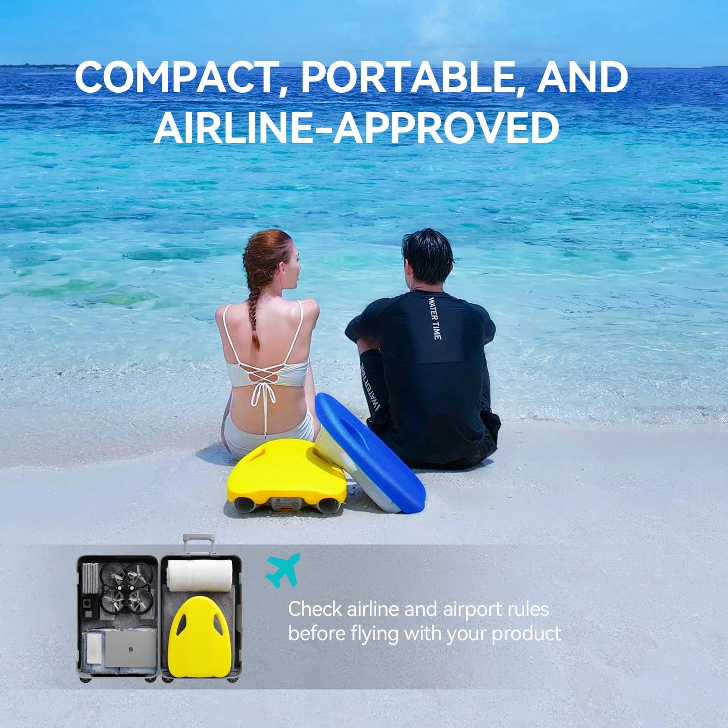 Asiwo Asiwo Swimming Kickboard Electirc, Swim Training Kickboard 3 Speed Water Sports Swimming Pool Board for Adults Kids (Yellow)