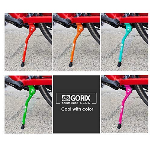 GORIX GORIX Bike Kickstand Side Road Mountain Bicycle Adjustable Portable (GX-KC22AAJ-Z(Global Edition)) (Black)