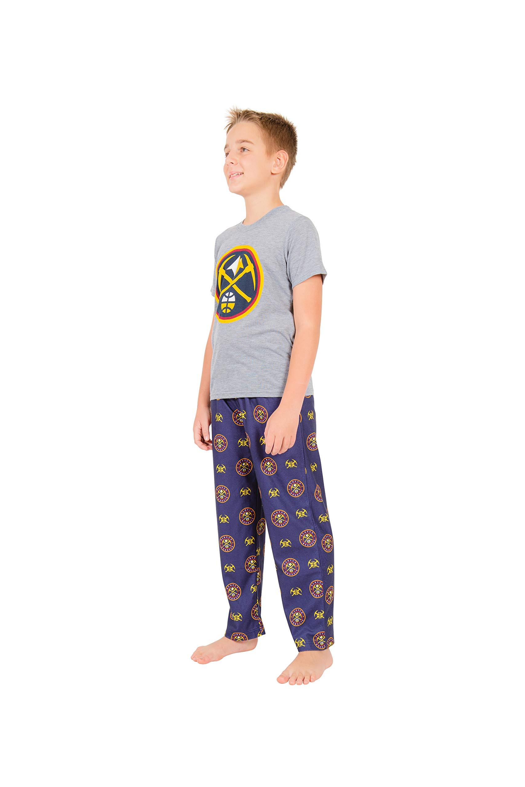 Ultra Game Ultra Game Boys' 2 Piece Pjs Lounge Pants & Tee Set, Team Color, 14/16