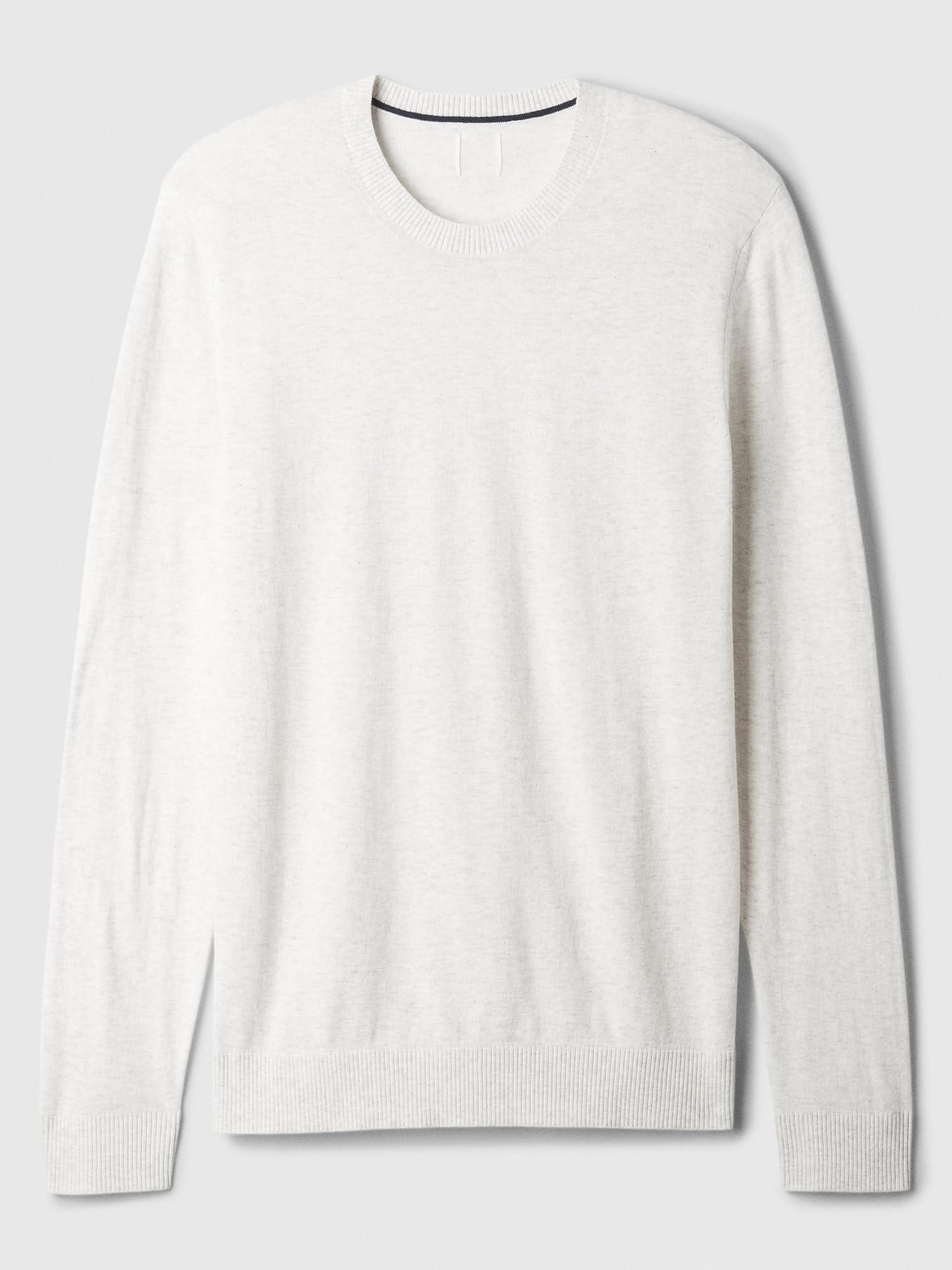 GAP GAP Mens Crewneck Sweater Cream M
