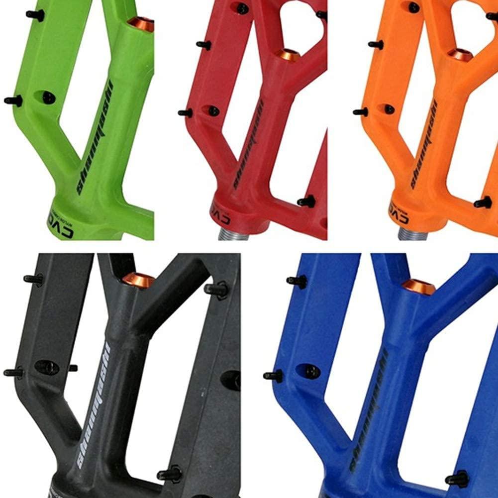 ZPLUZ Bigfoot Nylon Carbon Bearing Pedals Mountain Bike PedalsBike Pedals Metal Pedals (Color : Blue, Size : Free Size)