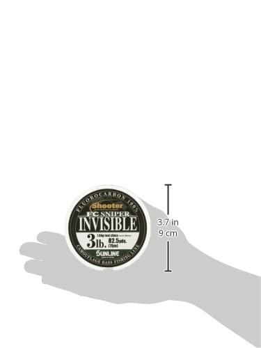 ?????(SUNLINE) SUNLINE Fluorocarbon Line Shooter, Sniper, Invisible, 25.4 ft (75 m), 5 lbs, Natural Clear, Moss Green, Gray, Green, Red Brown