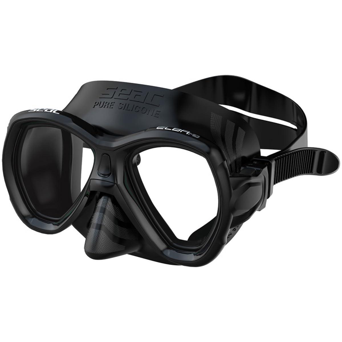 SEAC Seac Bis Elba Dry Junior Snorkeling Set - Black