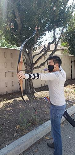 Southland Archery Supply Southland Archery Supply Maverick One Piece Traditional Wood Hunting Bow (Clear Limb 40 pounds, Right)