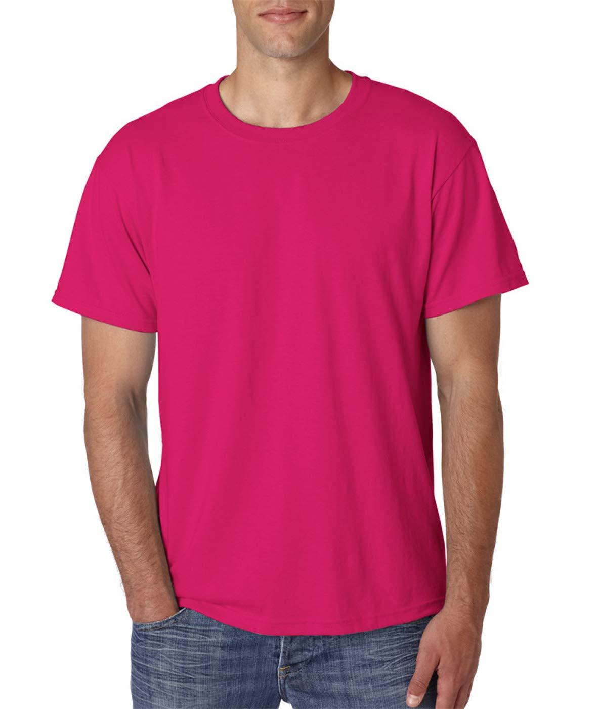 Jerzees Jerzees Mens DRI-POWER Active Short Sleeve Crew T-Shirt, JZ29MR, 4X, Cyber Pink
