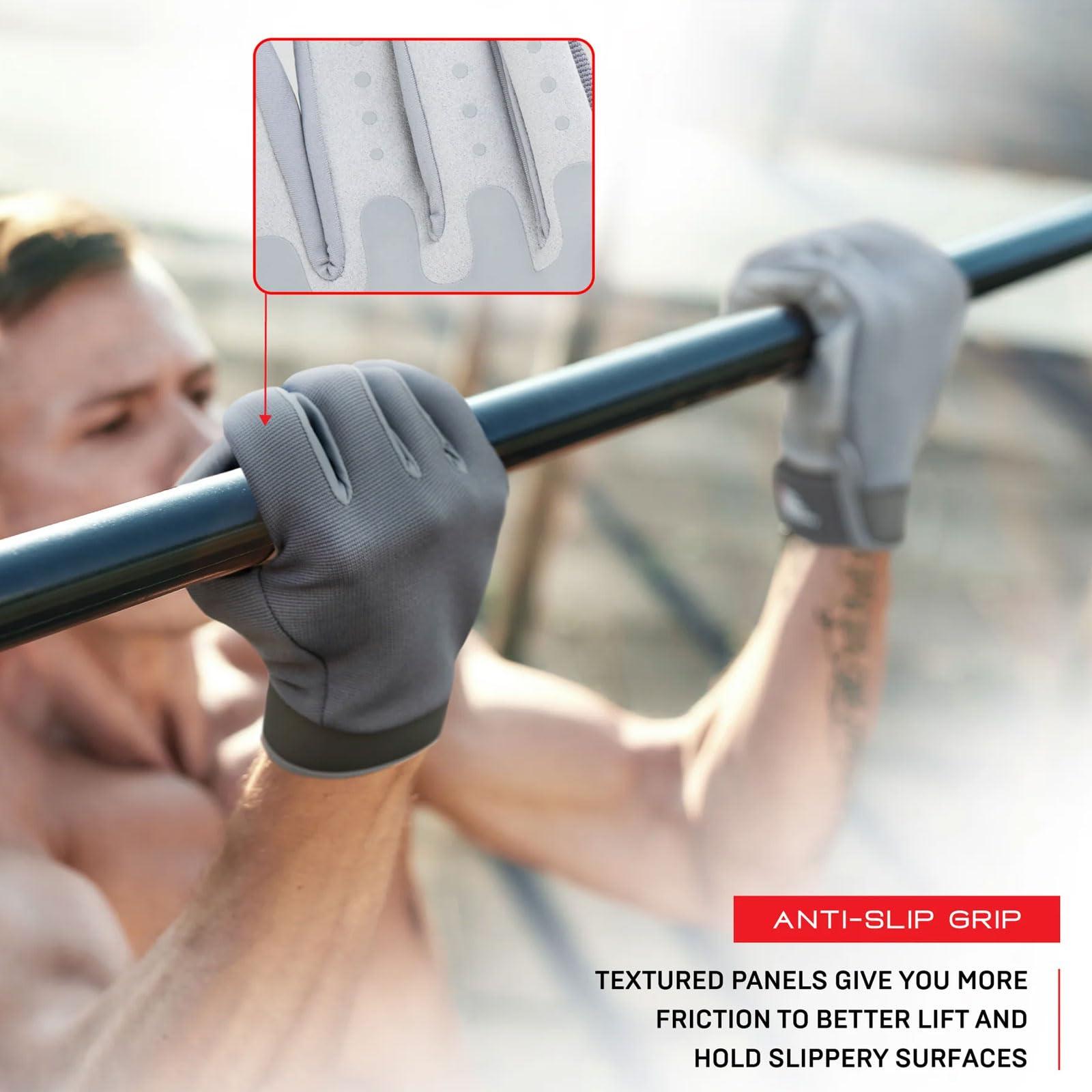 Nonzero Gravity Nonzero Gravity Unisex Calisthenic Anti-Slip Tech-Touch Fitness Gloves - Durable Breathable Active Workout Gloves with Smell-Proof Technology & Reflective Strip, Medium