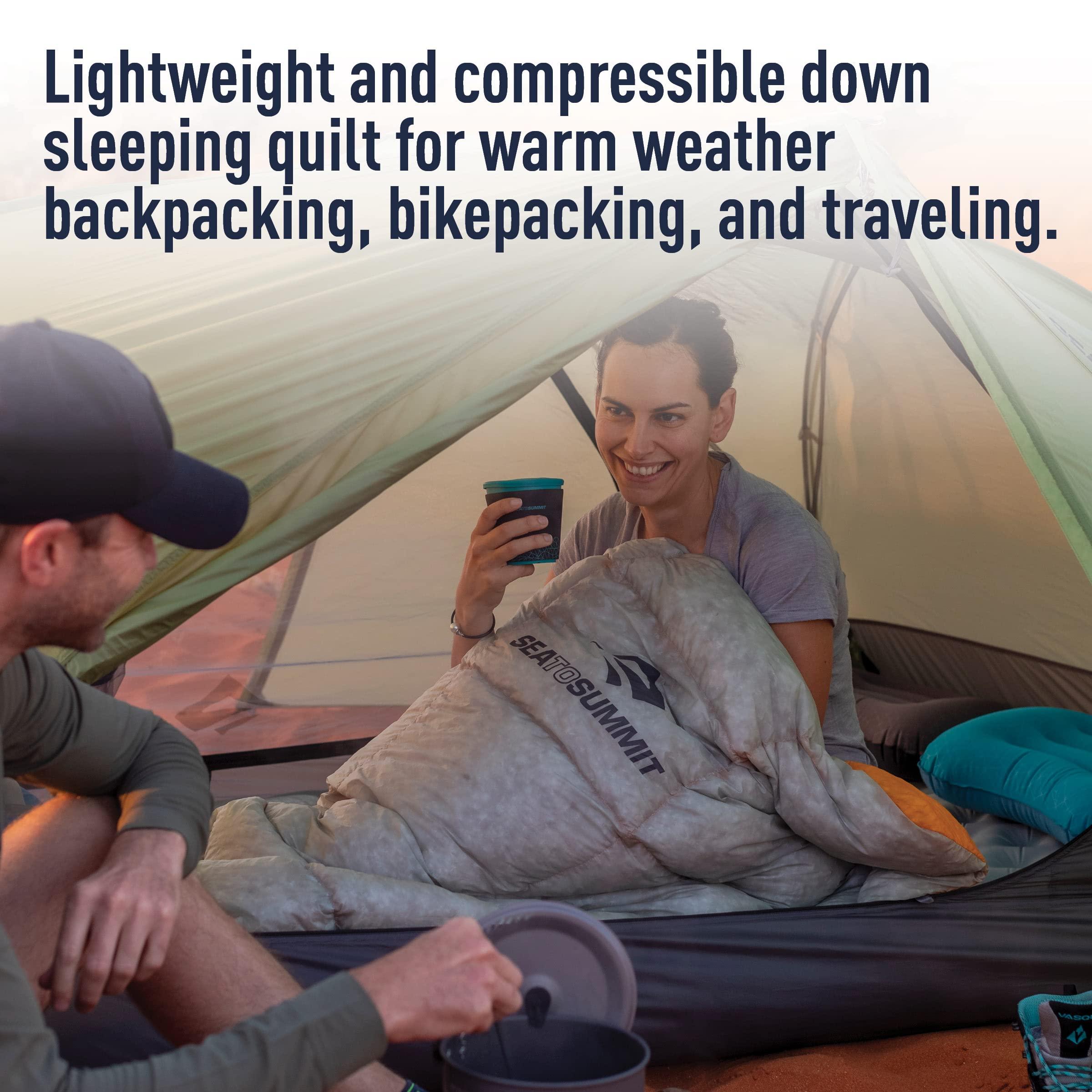 Sea to Summit Sea to Summit Ember Ultralight Down Backpacking Quilt, 50-Degree, Long