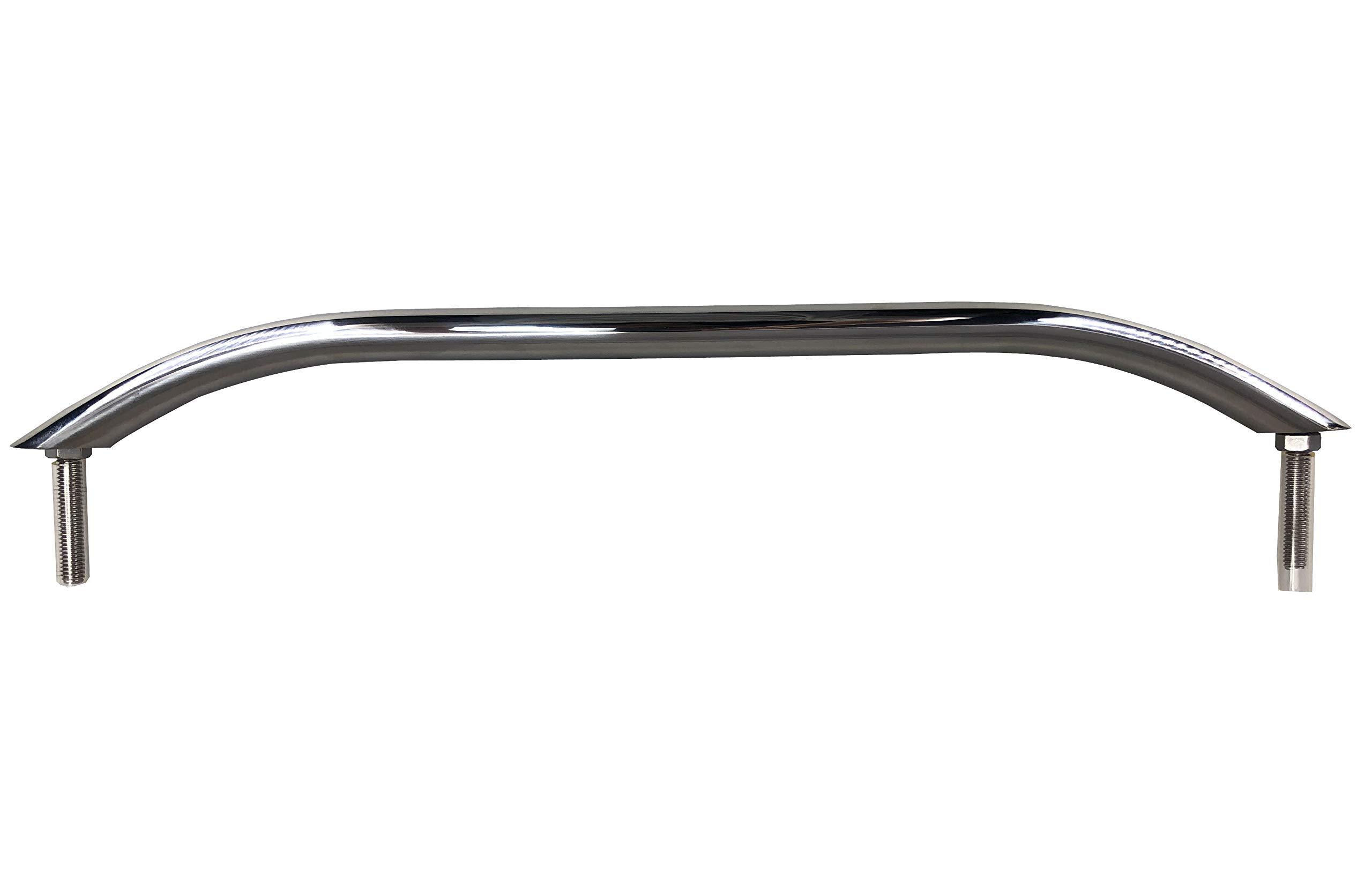 Pactrade Marine Pactrade Marine Boat Stainless Steel Heavy Duty Handrail Grab Handle 18 Inches with Studs Hardware