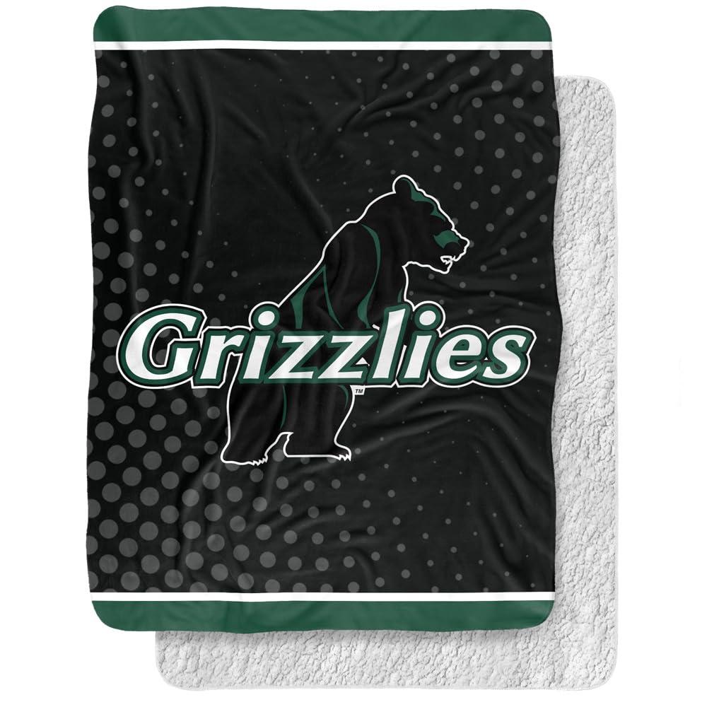 LOGOVISION Adams State University Blanket, 60"x80" Logo Dots Silky Touch Sherpa Back Super Soft Throw Blanket