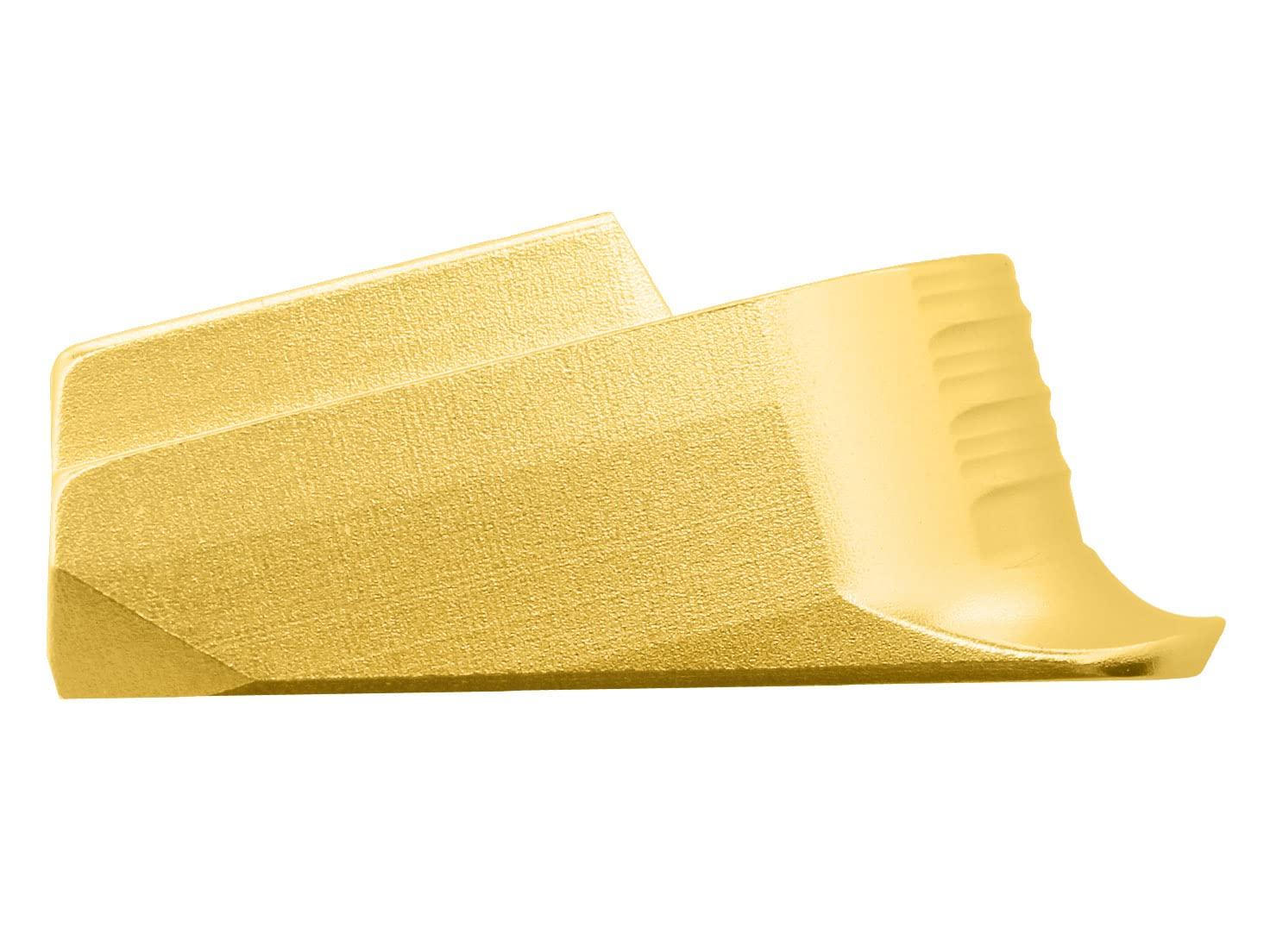 NDZ Performance NDZ Performance Magazine Base Plate Finger Extension for Sig P365 & P365 SAS 9MM Laser Engraved Anodized Aluminum in Gold, Made in The USA - Skull and Crossbones Jolly Roger