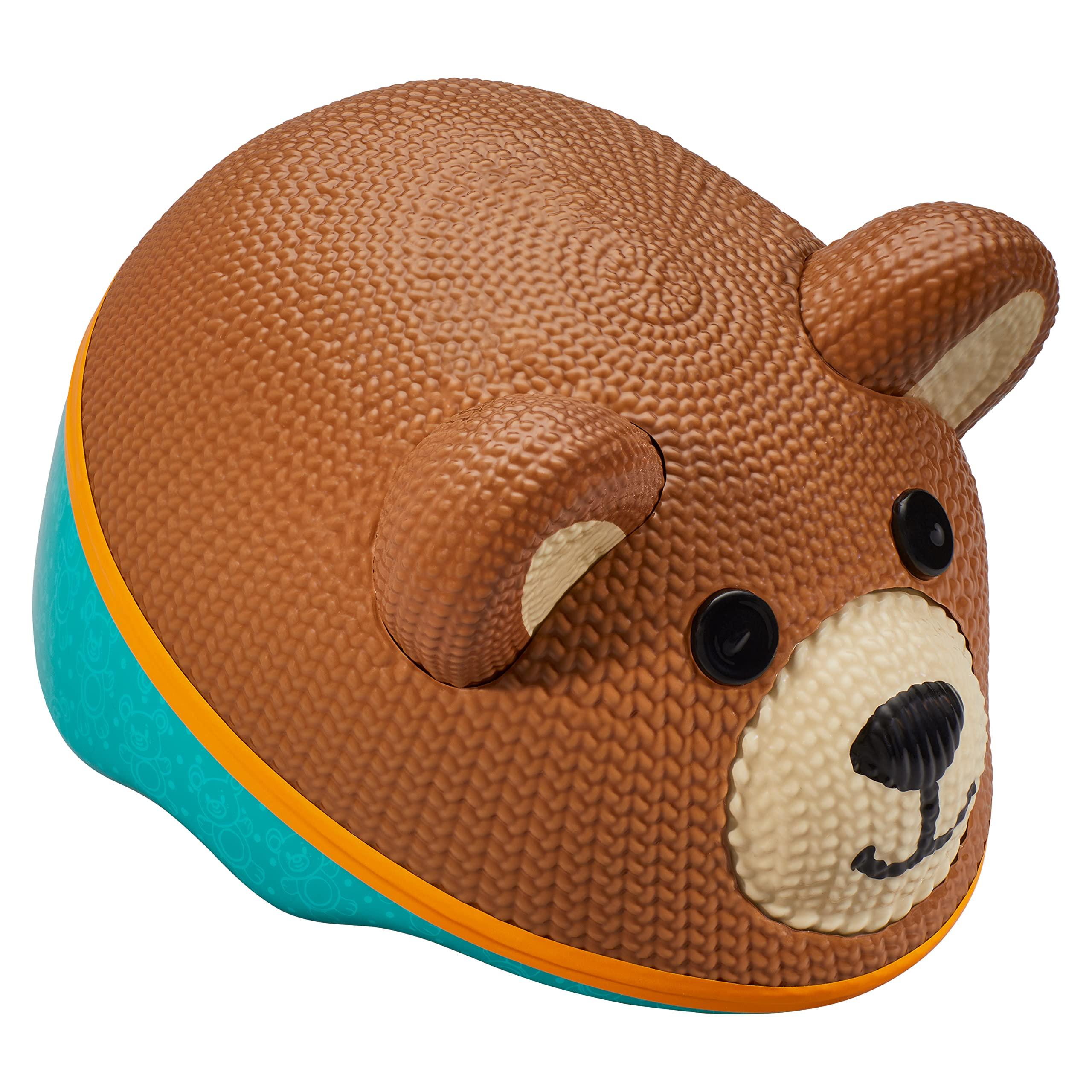 Schwinn Schwinn Bike Helmet for Infant Toddler Kids in 3D Character Design, Lightweight, Infant Size For Boys and Girls Age Up 3 Year Old, Suggested Fit X-Small (44 - 50cm), Teddy Bear