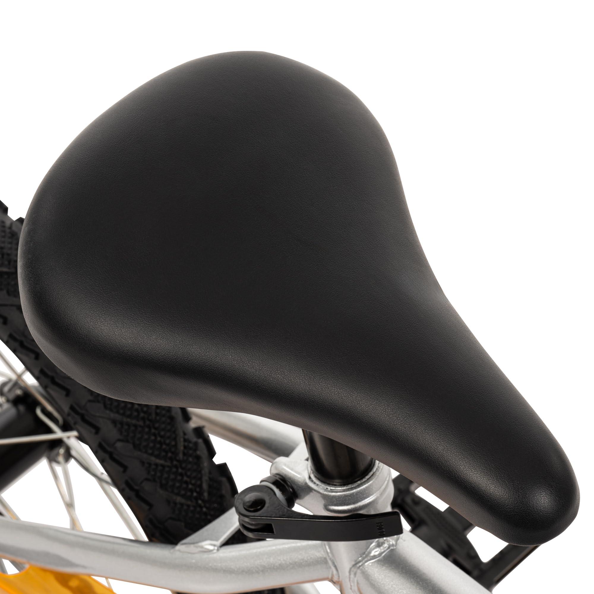 Huffy Huffy ZRX 16\" Kids Bike, Ideal for Ages 3 to 5 Years Old, Front Pegs, BMX Style Handlebar, Quick Connect Assembly, Designed for Growth, Durable Steel Frame, Enclosed Chain Guard, Silver