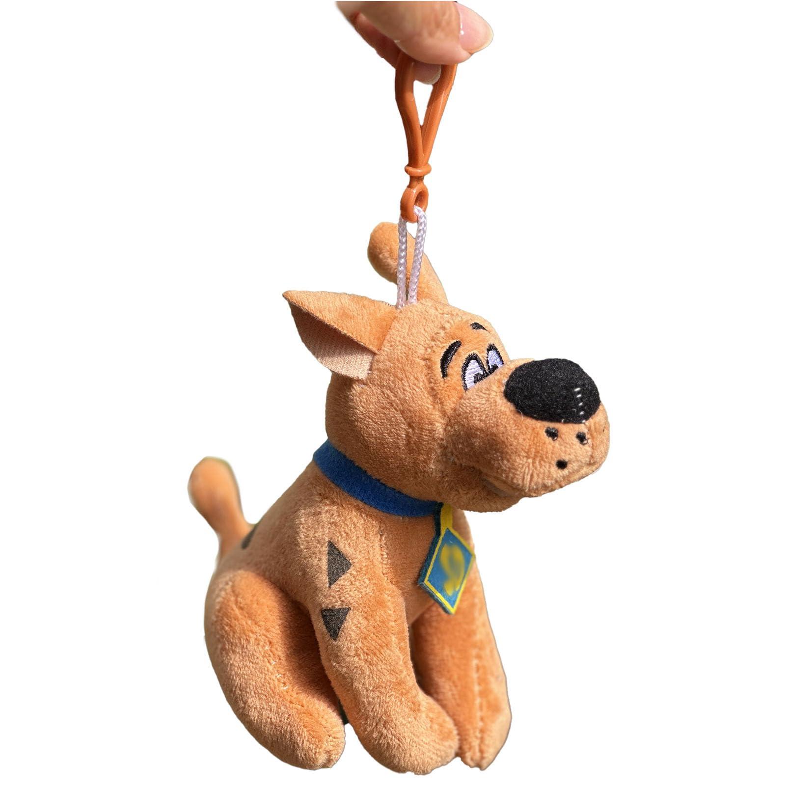 Giliger Giliger Scoooby Doo 6 Inches Plush Keychain for Bag Backpack Stuffed Animal Dog Gift Stocking Stuffers for Kids Teens