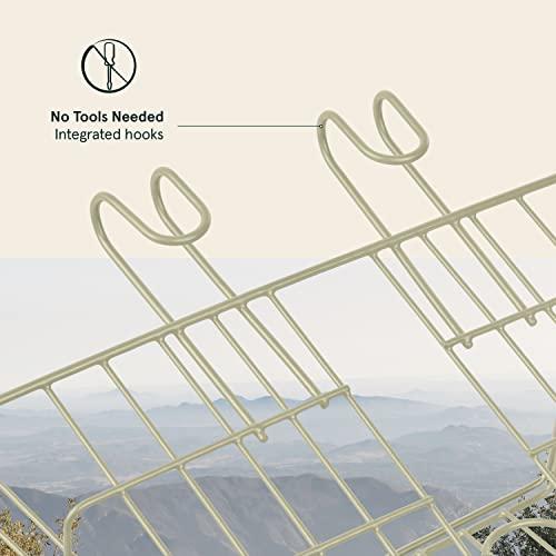 Retrospec Retrospec Detachable Steel Apollo-Lite Lift-Off Front Bike Basket with Handles, Moss Green