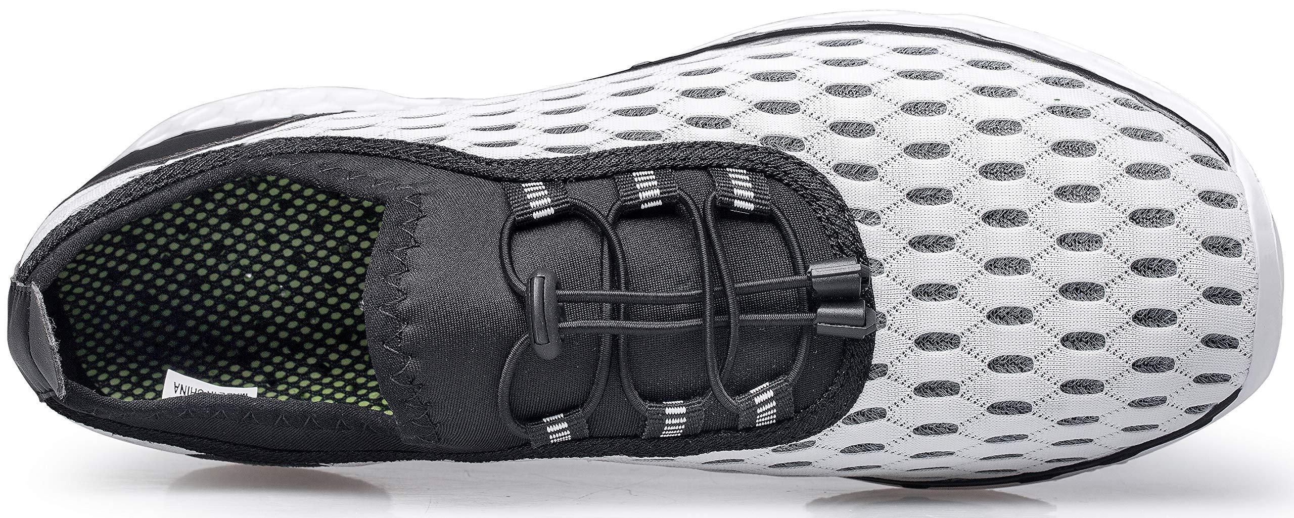 DOUSSPRT DOUSSPRT Women's Water Shoes Quick Drying Sports Aqua Shoes White Size 6.5