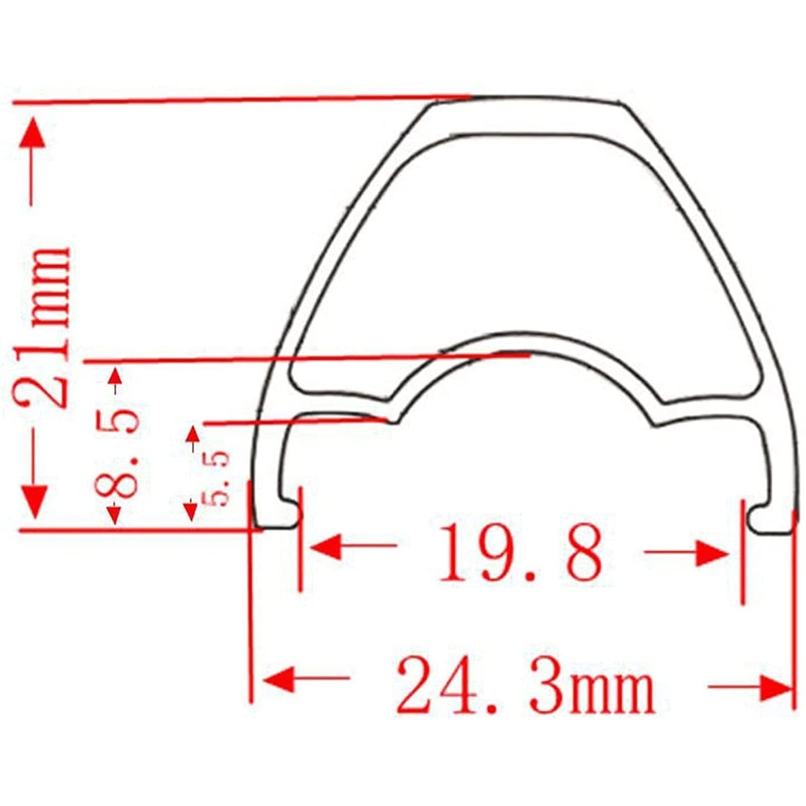 ZECHAO ZECHAO 26/27.5/29 in Mountain Bike Wheelset,Bike Wheel Alloy Rim Mountain 8-12 Speed with Straight Pull Hub 24 Holes Disc Brake Wheelset (Size : 29inch)