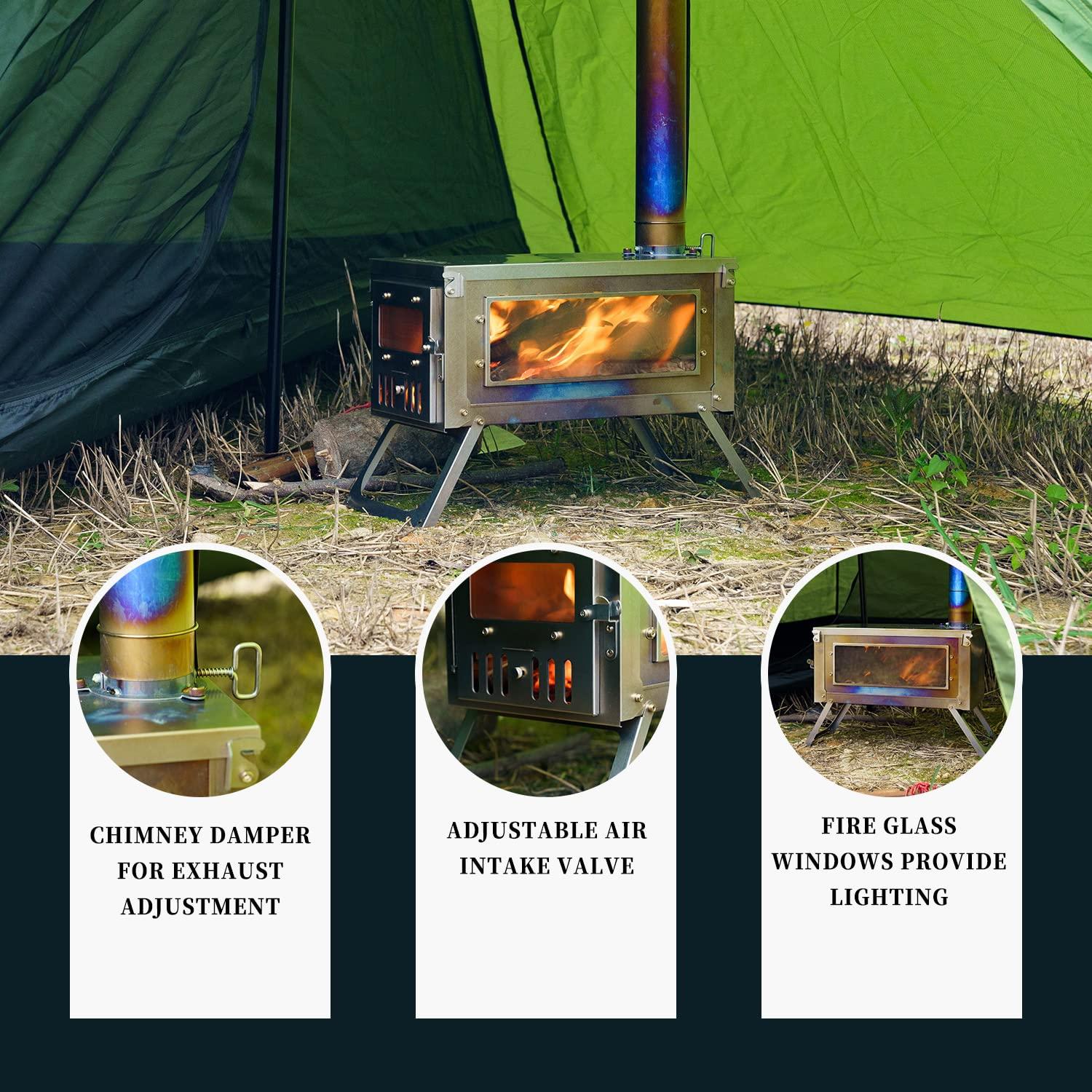 FIREHIKING FIREHIKING Hot Tent with Titanium Stove for 1-2 Person