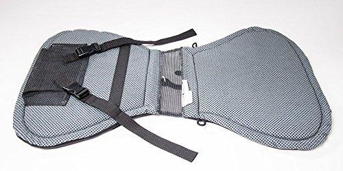 Yakpads Yakpads High Back Cushioned Seat Pad, Gel Seat Pad for Kayaks, Portable Seat Cushion for Outdoor Watersports and Recreation - Cascade Creek (High Back)
