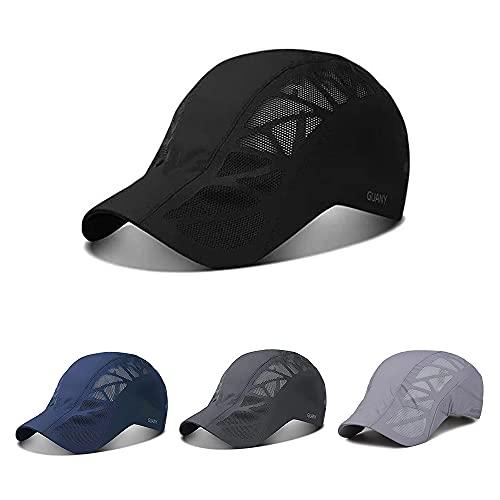 CLAPE Croogo Ultralight UPF 50+ Sun Hat Beret Style Quick Dry Sun Protective Beret Hat Summer Sport Running Baseball Cap