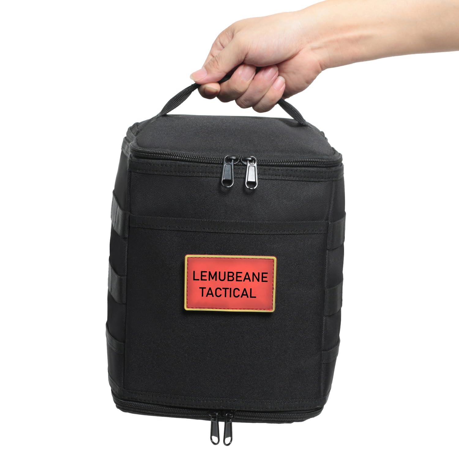 Lemubeane Lemubeane Tactical Camping Storage Bag 7L Utility Tote Bag Trunk Organizer (OD Green)