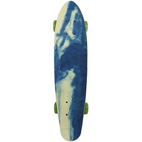 MPI MPI NOS Complete Fiberglass Skateboard, 6.63\" x 26.75\", Blue Marble