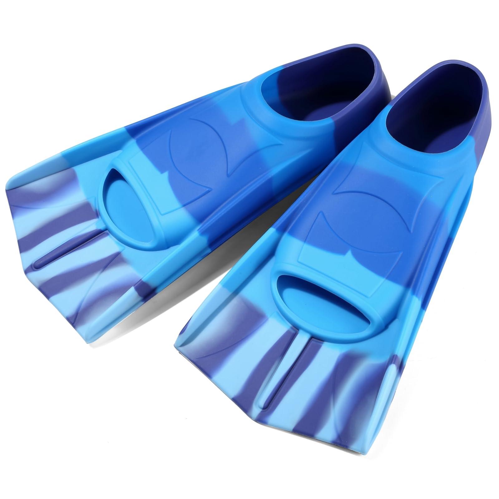 Foyinbet Foyinbet Kids Swim Fins,Kids Flippers Short Youth Swimming Fins for Lap Swimming Training for Children Girls Boys Beginner Small