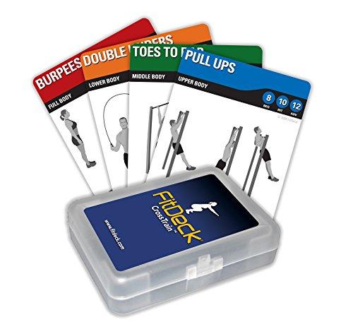 FITDECK FITDECK Exercise Playing Cards for Guided Fitness Equipment Workouts, Crosstrain