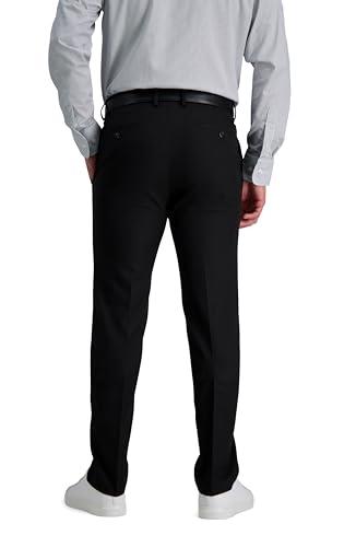 Kenneth Cole Reaction Kenneth Cole Reaction Men's Slim Fit Solid Performance Dress Pant, Black, 36W x 32L
