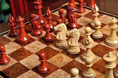 The House of Staunton The House of Staunton - The Isernia Luxury Chess Set - Pieces Only - 4.4" King - Blood Rosewood